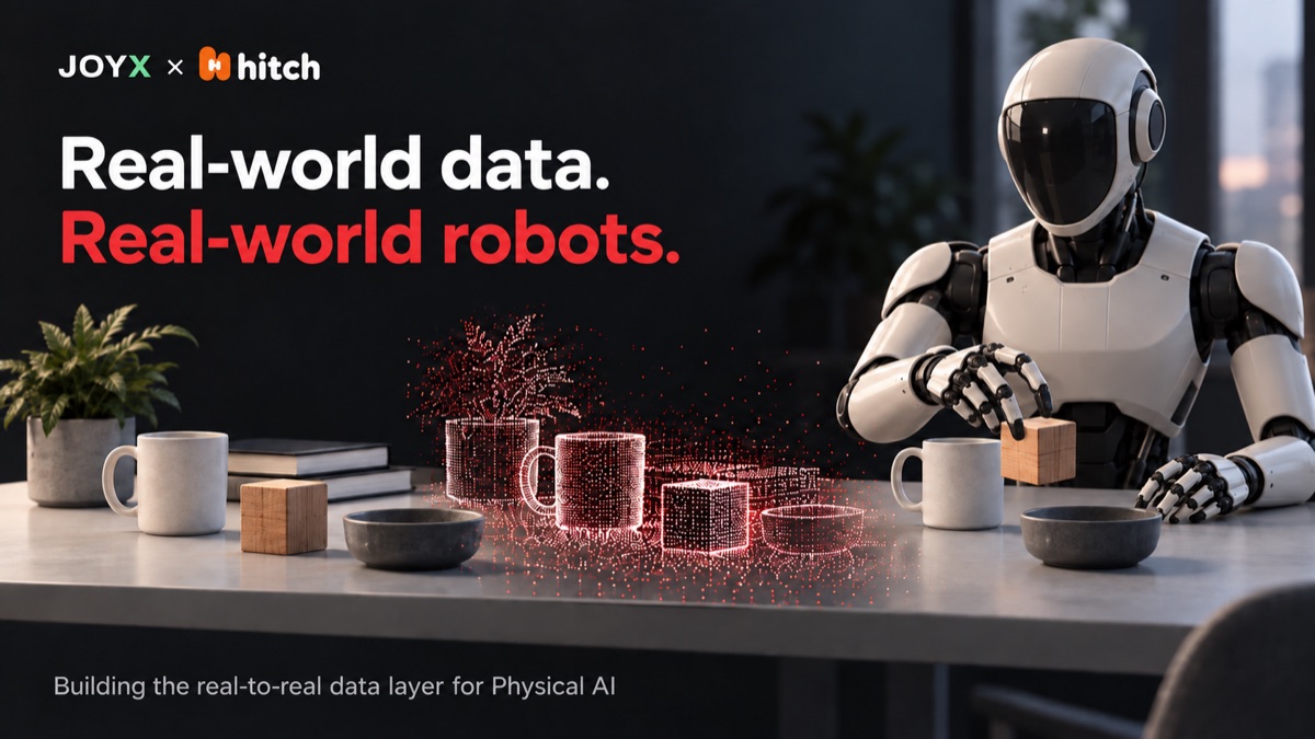 JOYX and Hitch Interactive strategic partnership — real-world data, real-world robots